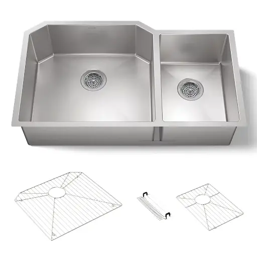 [KOH-5282-NA] Kohler 5282-NA Strive 35-1/2" Undermount Double Bowl Kitchen Sink Stainless Steel