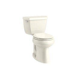 [KOH-5296-96] Kohler 5296-96 Highline Classic Comfort Height Two-Piece Round-Front 1.28 Gpf Toilet With Class Five Flush Technology And Left-Hand Trip Lever