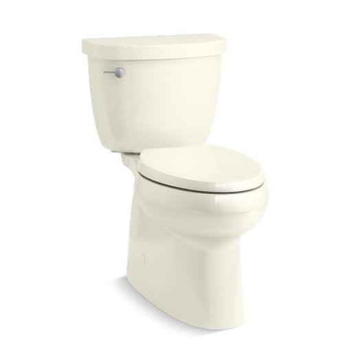 [KOH-5310-96] Kohler 5310-96 Cimarron Comfort Height Two-Piece Elongated 1.28 Toilet With Skirted Trapway And Left-Hand Trip Lever Biscuit