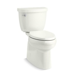 [KOH-5310-NY] Kohler 5310-NY Cimarron Comfort Height Two-Piece Elongated 1.28 Toilet With Skirted Trapway And Left-Hand Trip Lever