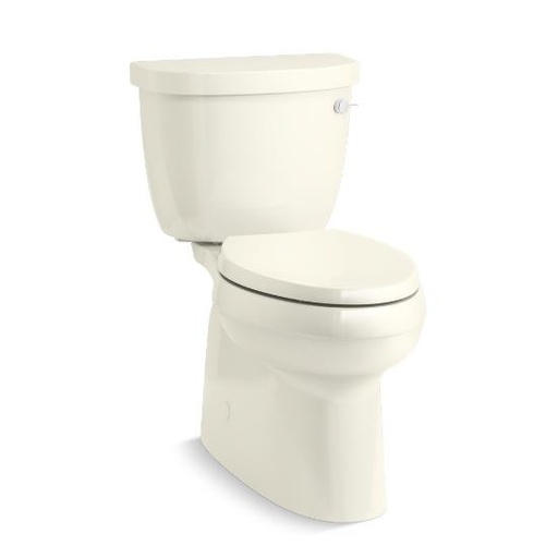 [KOH-5310-RA-96] Kohler 5310-RA-96 Cimarron Comfort Height Two-Piece Elongated 1.28 GPF Toilet With Skirted Trapway And Right-Hand Trip Lever Biscuit