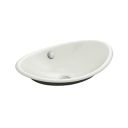 [KOH-5403-P5-NY] Kohler 5403-P5-NY Iron Plains Wading Pool Oval Bathroom Sink With Iron Black Painted Underside