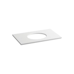 [KOH-5423-S33] Kohler 5423-S33 Solid/Expressions 37 Vanity Top With Single Verticyl Oval Cutout