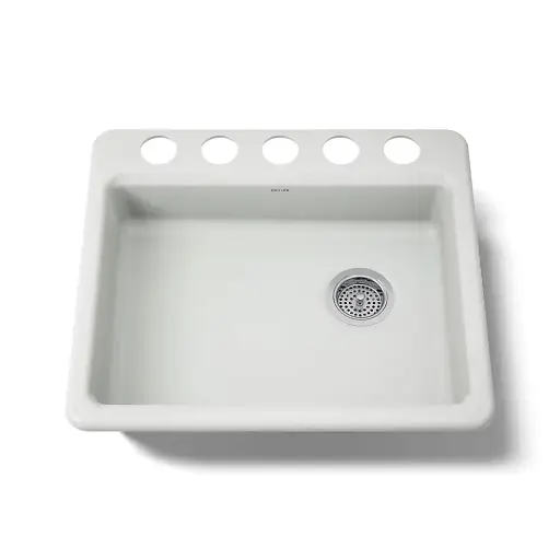 [KOH-5479-5U-FF] Kohler 5479-5U-FF Riverby 25" Undermount Single Bowl Kitchen Sink Sea Salt