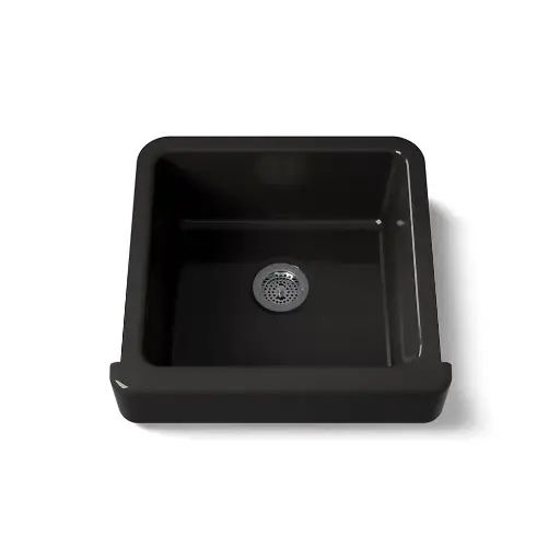 [KOH-5664-7] Kohler 5664-7 Whitehaven 23-1/2" Undermount Farmhouse Kitchen Sink Black