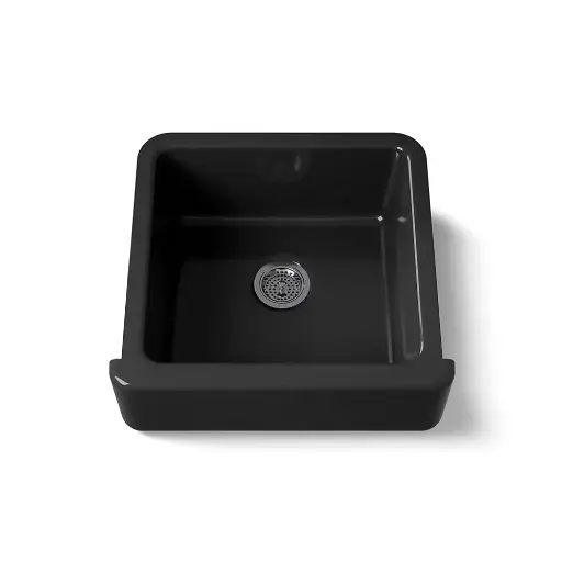 [KOH-5665-7] Kohler 5665-7 Whitehaven 23-1/2" Undermount Farmhouse Kitchen Sink Black