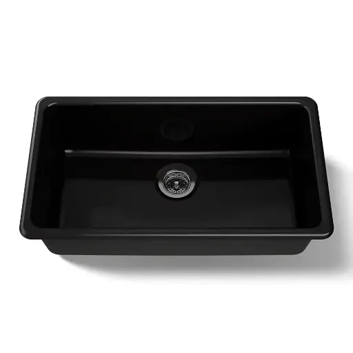 [KOH-5707-7] Kohler 5707-7 Iron Tones 33" Single Bowl Kitchen Sink Black