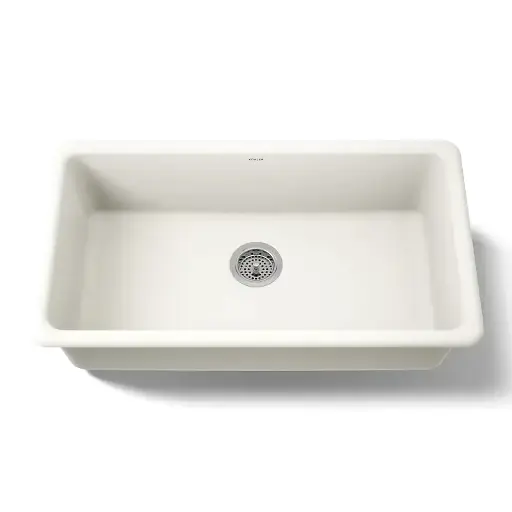 [KOH-5707-96] Kohler 5707-96 Iron Tones 33" Single Bowl Kitchen Sink Biscuit