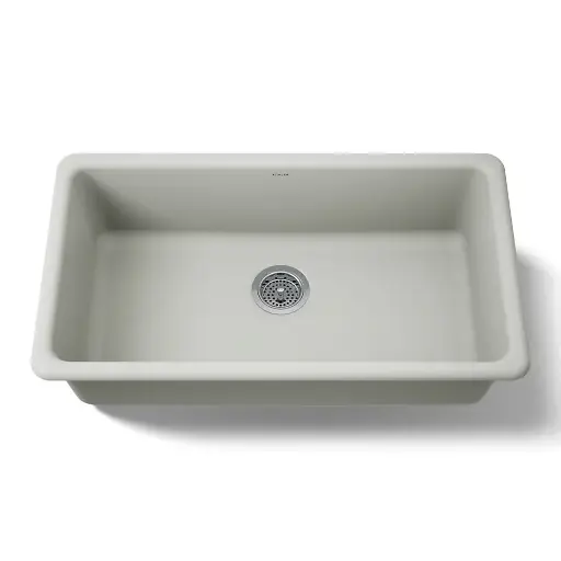 [KOH-5707-FF] Kohler 5707-FF Iron Tones 33" Single Bowl Kitchen Sink Sea Salt