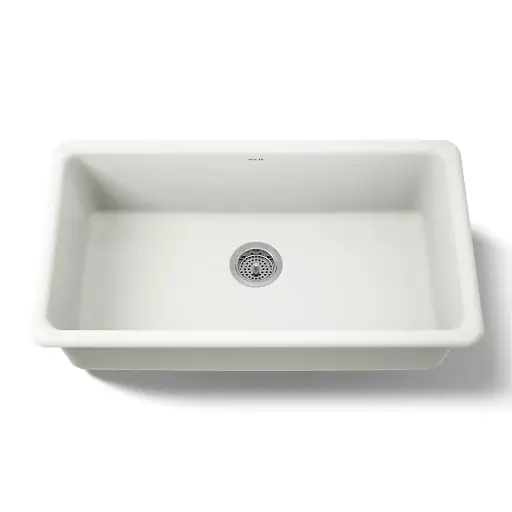 [KOH-5707-NY] Kohler 5707-NY Iron Tones 33" Single Bowl Kitchen Sink Dune
