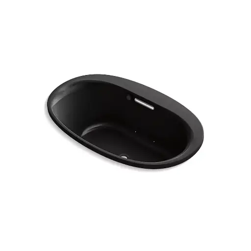 [KOH-5714-GH-7] Kohler 5714-GH-7 Underscore 59-3/4" x 35-3/4" Drop-in Heated Bath Black