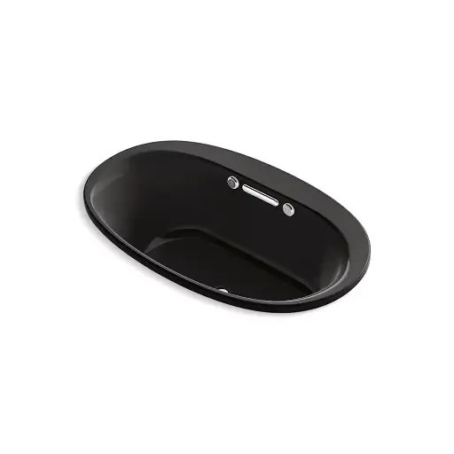 [KOH-5714-GHW-7] Kohler 5714-GHW-7 Underscore 59-3/4" x 35-3/4" Drop-in Heated Bath Black