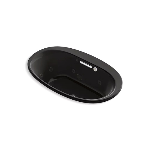 [KOH-5714-XHGH-7] Kohler 5714-XHGH-7 Underscore 59-3/4" x 35-3/4" Drop-in Heated Bath Black
