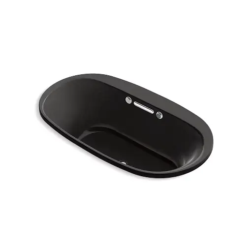 [KOH-5716-GHW-7] Kohler 5716-GHW-7 Underscore 66" x 36" Drop-in Heated Air Bath Black