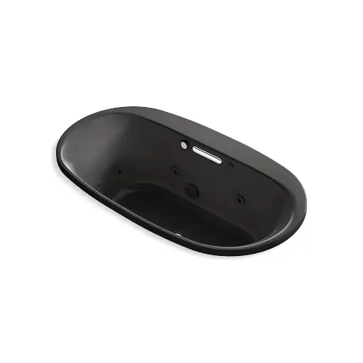 [KOH-5716-XHGH-7] Kohler 5716-XHGH-7 Underscore 65-1/2" x 35-3/4" Drop-in Heated Bath Black