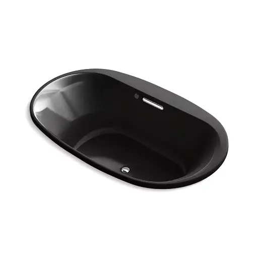 [KOH-5718-GH-7] Kohler 5718-GH-7 Underscore 71-1/2" x 41-1/2" Drop-in Heated Bath Black