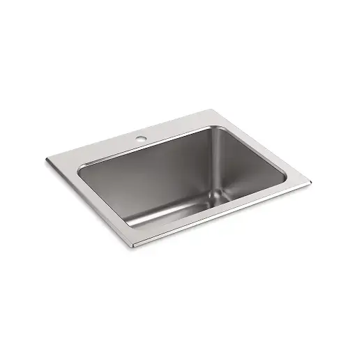 [KOH-5798-1-NA] Kohler 5798-1-NA Ballad 25" Top Mount Utility Sink Stainless Steel
