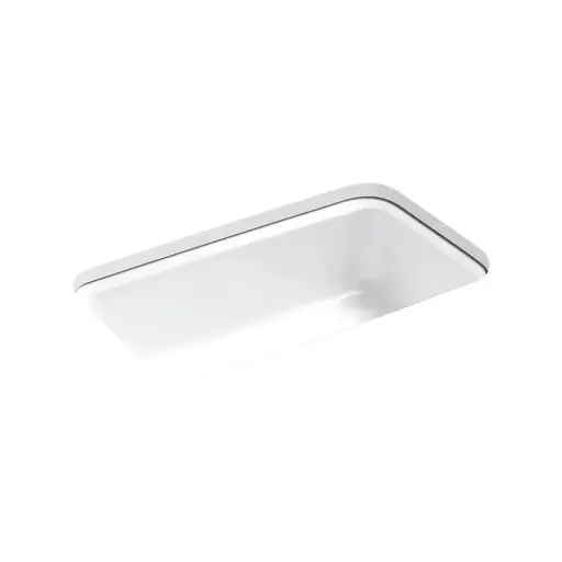 [KOH-5832-5U-0] Kohler 5832-5U-0 Bakersfield 31 x 22 Undermount Single Bowl Sink 5 Holes