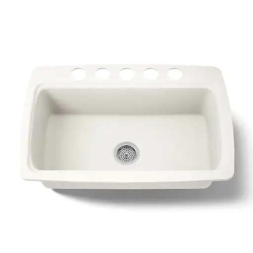 [KOH-5864-5U-96] Kohler 5864-5U-96 Cape Dory 33" Undermount Single Bowl Kitchen Sink Biscuit