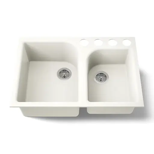 [KOH-5931-4U-96] Kohler 5931-4U-96 Executive Chef 33" Undermount Kitchen Sink Biscuit