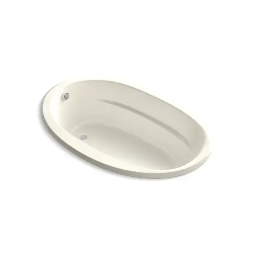 [KOH-6347-GH-96] Kohler 6347-GH-96 Sunward 66" x 42" Drop-in Heated Air Bath Biscuit