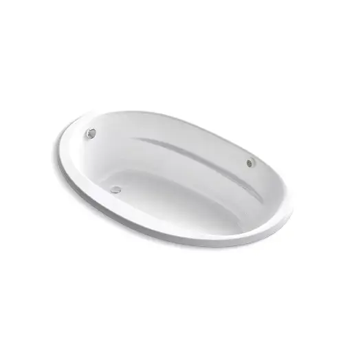 [KOH-6347-GHW-0] Kohler 6347-GHW-0 Sunward 66" x 42" Drop-in Heated Air Bath White