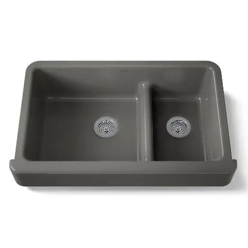 [KOH-6426-58] Kohler 6426-58 Whitehaven 35-1/2" Undermount Farmhouse Kitchen Sink Thunder Grey