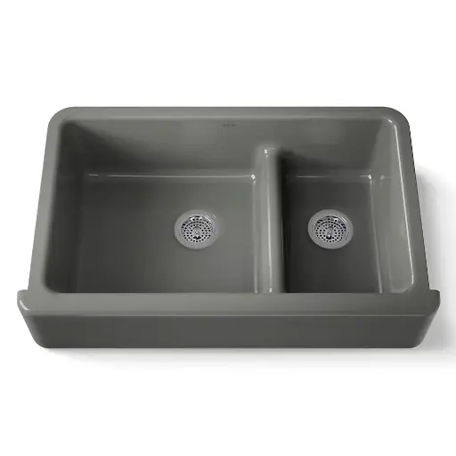 [KOH-6427-58] Kohler 6427-58 Whitehaven 35-3/4" Undermount Farmhouse Kitchen Sink Thunder Grey