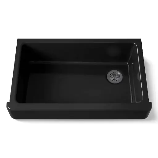[KOH-6488-7] Kohler 6488-7 Whitehaven 35-1/2" Undermount Farmhouse Kitchen Sink Black