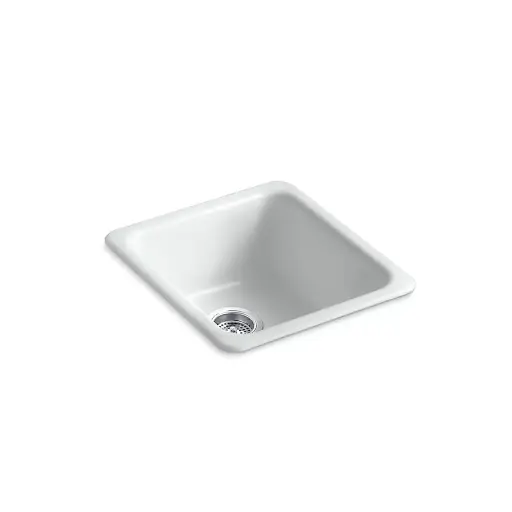 [KOH-6584-95] Kohler 6584-95 Iron Tones 17" Undermount Single Bowl Bar Sink Ice Grey