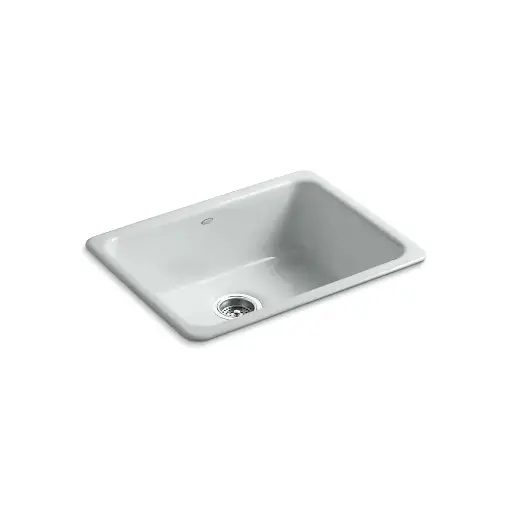 [KOH-6585-95] Kohler 6585-95 Iron Tones 24-1/4" Single Bowl Bar Sink Ice Grey