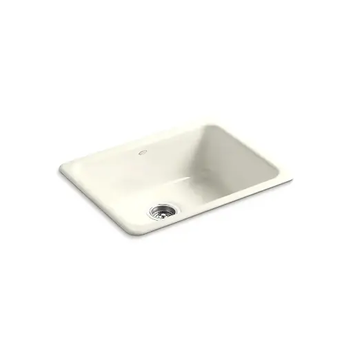 [KOH-6585-96] Kohler 6585-96 Iron Tones 24-1/4" Single Bowl Bar Sink Biscuit