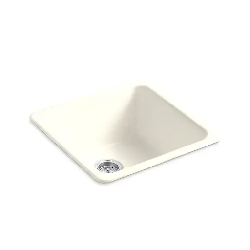 [KOH-6587-96] Kohler 6587-96 Iron Tones 21" Undermount Single Bowl Bar Sink Biscuit