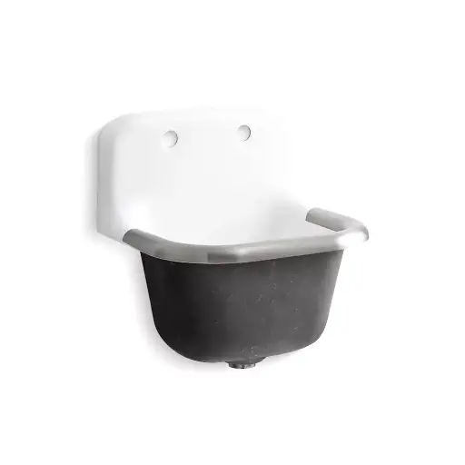[KOH-6714-0] Kohler 6714-0 Bannon 22-1/4" Wall Mount Service Sink White