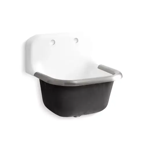 [KOH-6716-0] Kohler 6716-0 Bannon 24" x 20-1/4" Wall Mount Service Sink White