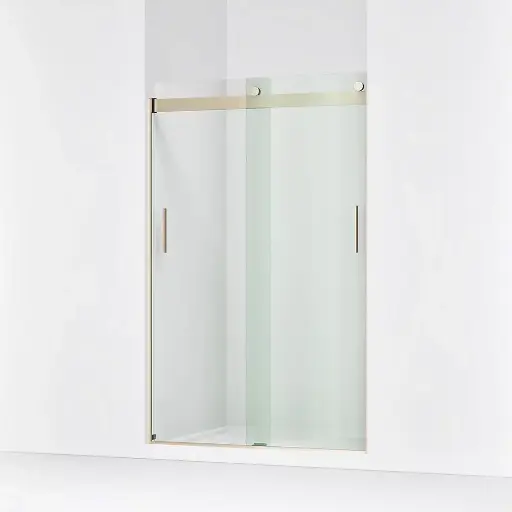 [KOH-706008-L-ABV] Kohler 706008-L-ABV Levity 74" Sliding Shower Door Anodized Brushed Bronze