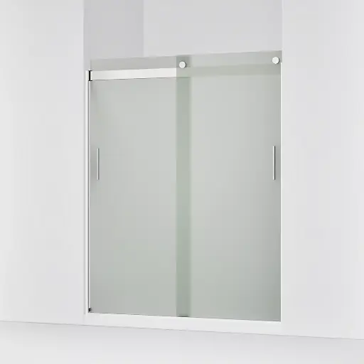 [KOH-706009-D3-SH] Kohler 706009-D3-SH Levity 1/4 74 X 59-5/8 Sliding Shower Door Bright Silver