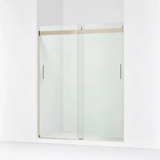 [KOH-706009-L-ABV] Kohler 706009-L-ABV Levity 74" Sliding Shower Glass Door Anodized Brushed Bronze