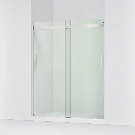 [KOH-706009-L-SH] Kohler 706009-L-SH Levity 1/4 74 X 59-5/8 Sliding Shower Door Bright Silver