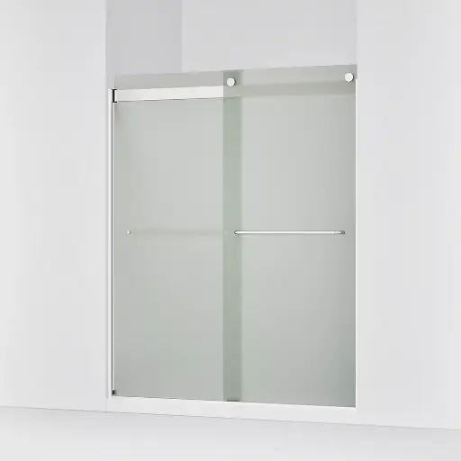 [KOH-706015-D3-SH] Kohler 706015-D3-SH Levity 1/4 74 X 59-5/8 Sliding Shower Door Bright Silver