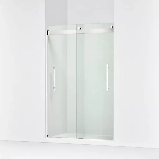 [KOH-706852-8L-SHP] Kohler 706852-8L-SHP Elmbrook 74" Frameless Sliding Shower Door Bright Polished Silver