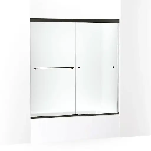 [KOH-707002-L-ABZ] Kohler 707002-L-ABZ Revel 62" H Sliding Glass Shower Door Anodized Dark Bronze