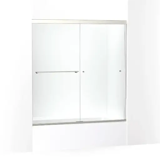 [KOH-707002-L-BNK] Kohler 707002-L-BNK Revel 62" H Sliding Glass Shower Door Anodized Brushed Nickel