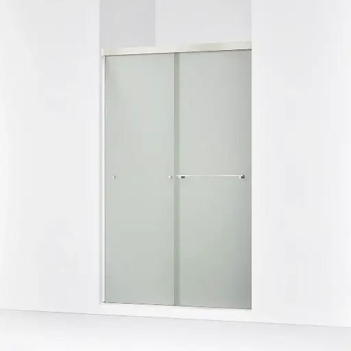 [KOH-707106-D3-BNK] Kohler 707106-D3-BNK Revel 76" Sliding Glass Shower Door Anodized Brushed Nickel