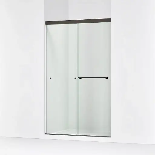 [KOH-707106-L-ABZ] Kohler 707106-L-ABZ Revel 76" Sliding Glass Shower Door Anodized Dark Bronze