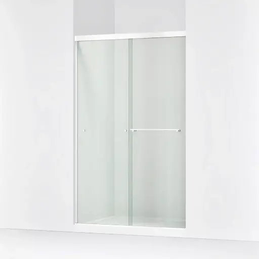 [KOH-707106-L-SHP] Kohler 707106-L-SHP Revel 76" Sliding Glass Shower Door Bright Polished Silver