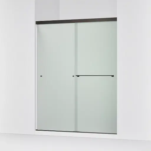 [KOH-707206-D3-ABZ] Kohler 707206-D3-ABZ Revel 76" Sliding Glass Shower Door Anodized Dark Bronze