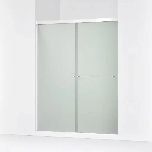 [KOH-707206-D3-SHP] Kohler 707206-D3-SHP Revel 76" Sliding Glass Shower Door Bright Polished Silver
