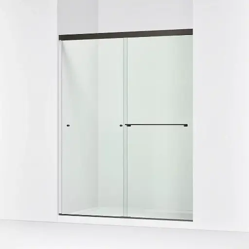 [KOH-707206-L-ABZ] Kohler 707206-L-ABZ Revel 76" H Sliding Glass Shower Door Anodized Dark Bronze