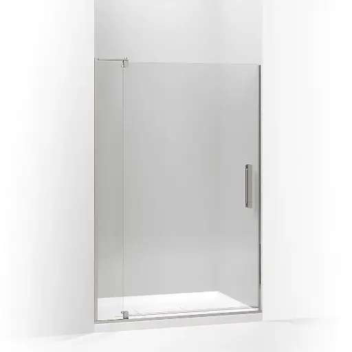 [KOH-707546-L-BNK] Kohler 707546-L-BNK Revel 74" Pivot Glass Shower Door Anodized Brushed Nickel